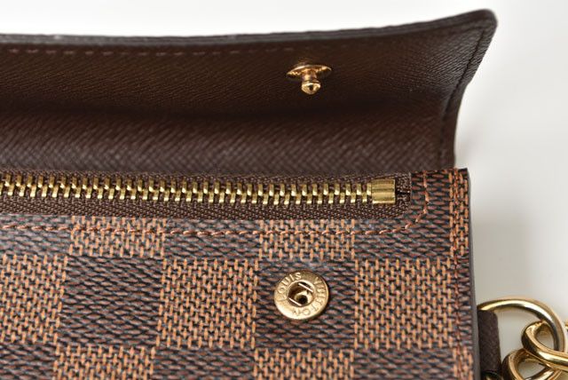 Louis Vuitton Louis Vuitton Louis Vuitton Damier Canvas Accordion Wallet N60002 Canvas Long Wallet N60002 in Great Condition Size ONE SIZE - 11 Thumbnail