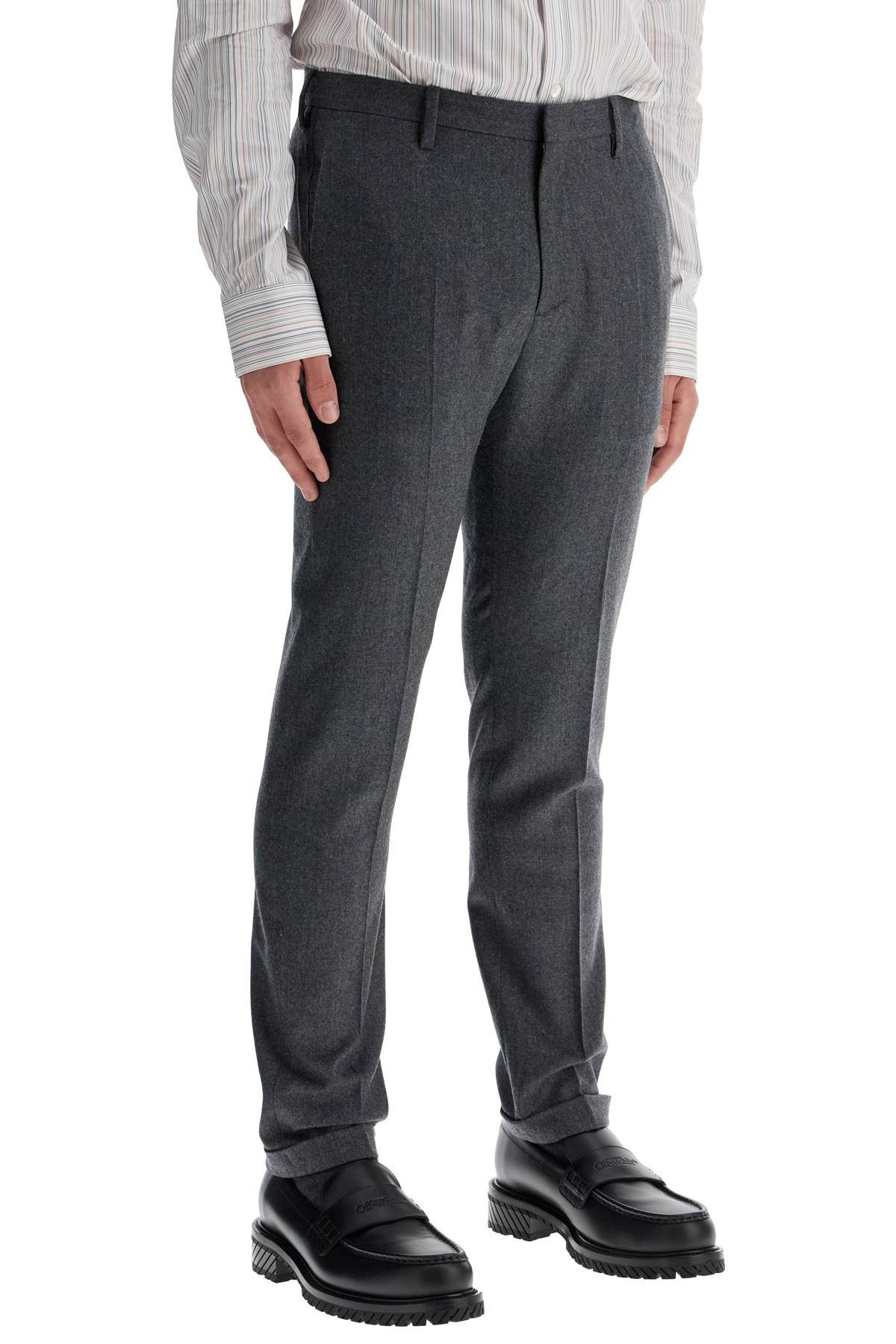 Paul Smith Slim Fit Flannel Trousers In Eight | Grailed