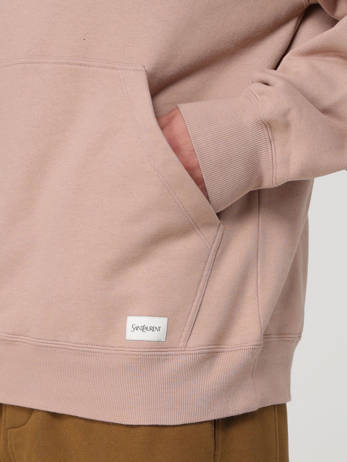 Saint Laurent Paris Saint Laurent Sweatshirt Men Pink Size US M / EU 48-50 / 2 - 4 Thumbnail