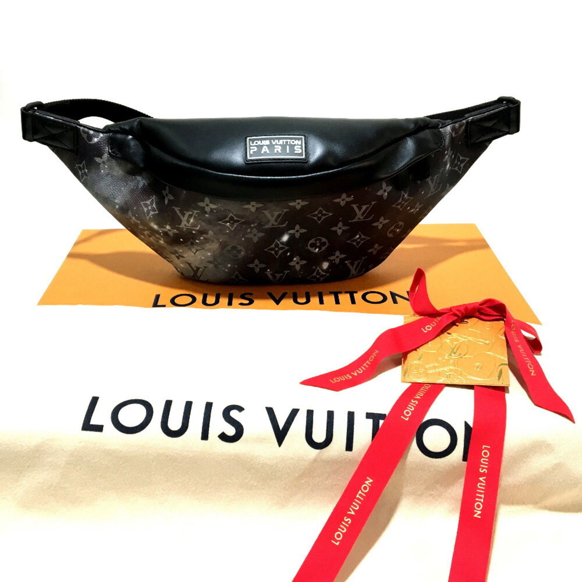Louis Vuitton LOUIS VUITTON M44444 Monogram Galaxy Discovery Bum Bag Waist Body Canvas Leather Men's Silver x Black Size ONE SIZE - 8 Thumbnail