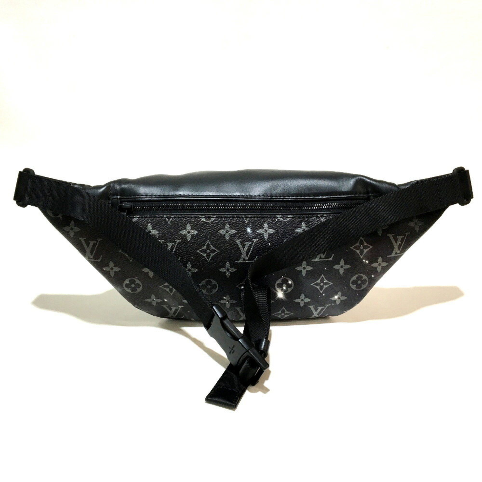 Louis Vuitton LOUIS VUITTON M44444 Monogram Galaxy Discovery Bum Bag Waist Body Canvas Leather Men's Silver x Black Size ONE SIZE - 2 Thumbnail