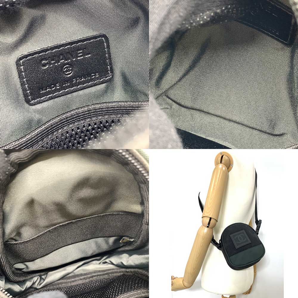 Chanel Chanel Chanel Canvas Nylon Mini Shoulder Bag Canvas Crossbody Bag A23300 in Very Good Condition Size ONE SIZE - 8 Thumbnail