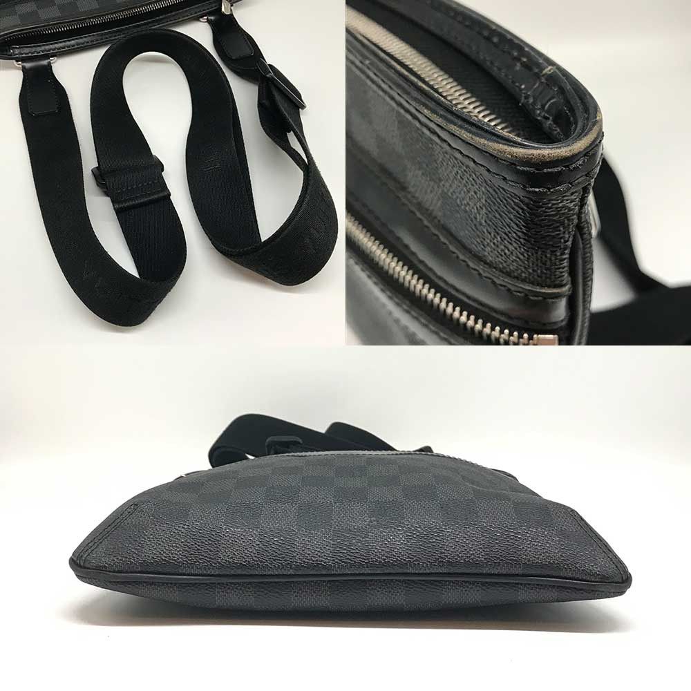 Louis Vuitton Louis Vuitton Louis Vuitton Damier Graphite Crossbody Bag Canvas Crossbody Bag in Very Good Condition Size ONE SIZE - 4 Thumbnail