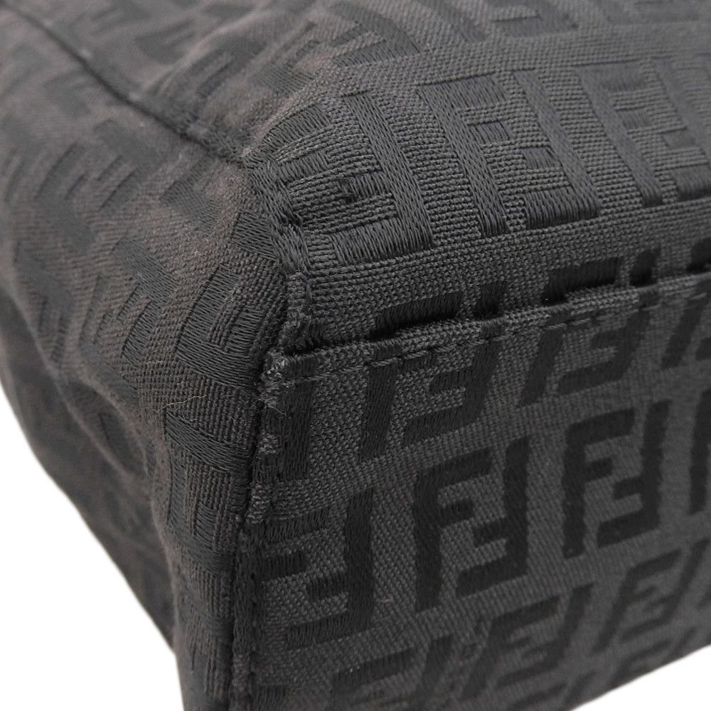 Fendi Fendi Fendi Zucca Zucchino Handbag 8BH073 Black Canvas Handbag 8BH073 in Great Condition Size ONE SIZE - 4 Thumbnail