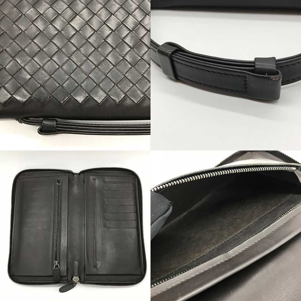 Bottega Veneta Bottega Veneta Bottega Veneta Leather Travel Wallet 169730 Leather Long Wallet 169730 in Good Condition Size ONE SIZE - 4 Thumbnail