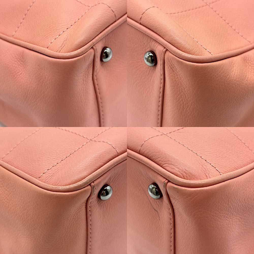 Chanel Chanel Chanel Caviar Skin Tote Bag Pink Leather Tote Bag 6-cha240614 Size ONE SIZE - 3 Thumbnail