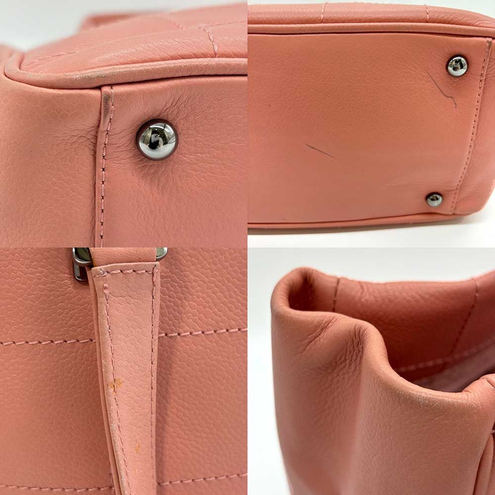 Chanel Chanel Chanel Caviar Skin Tote Bag Pink Leather Tote Bag 6-cha240614 Size ONE SIZE - 5 Thumbnail