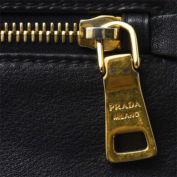 Prada Prada Prada Saffiano Leather 2WAY Tote Bag Black Leather Tote Bag 75972 in Great Condition Size ONE SIZE - 9 Thumbnail