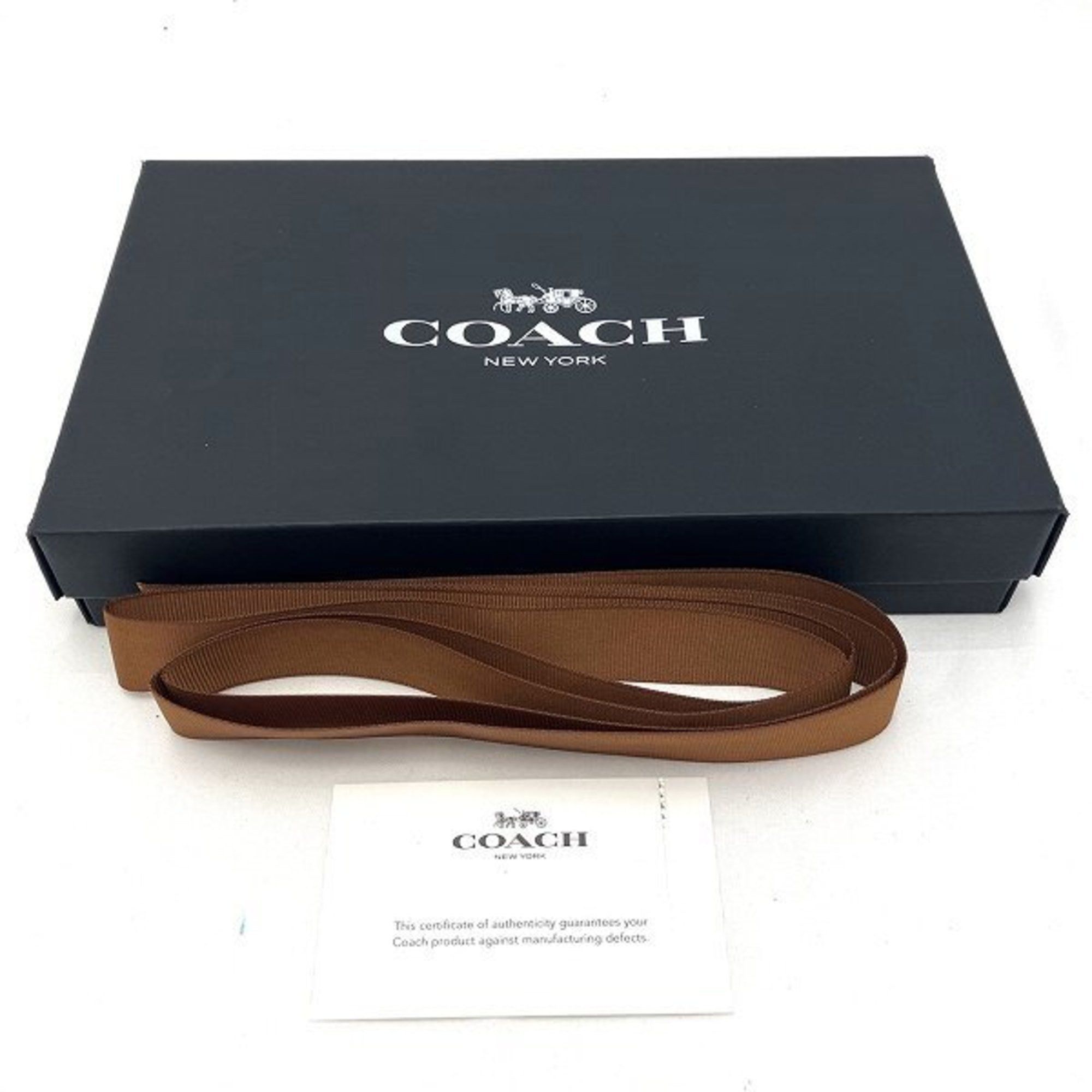 Coach Coach 5014 Round Leather Brown Long Wallet for Men and Women Size ONE SIZE - 6 Thumbnail