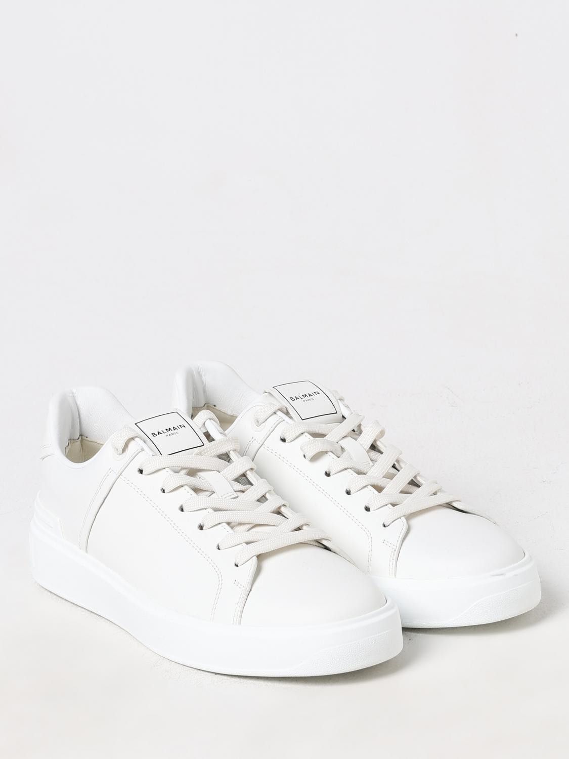 Balmain Balmain Sneakers Men White Size US 12 / EU 45 - 2 Thumbnail