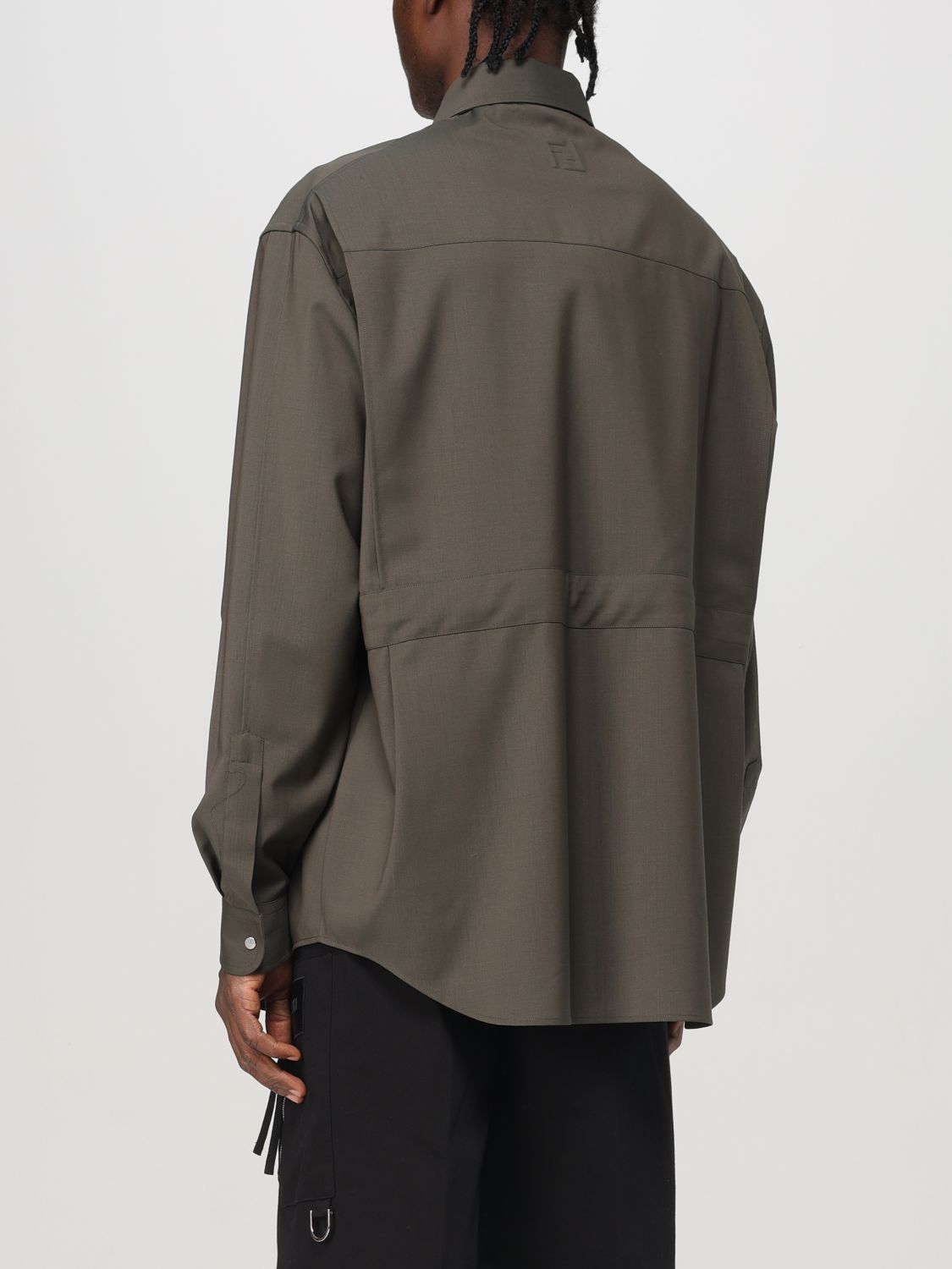 Fendi Fendi Shirt Men Green Size US L / EU 52-54 / 3 - 3 Thumbnail