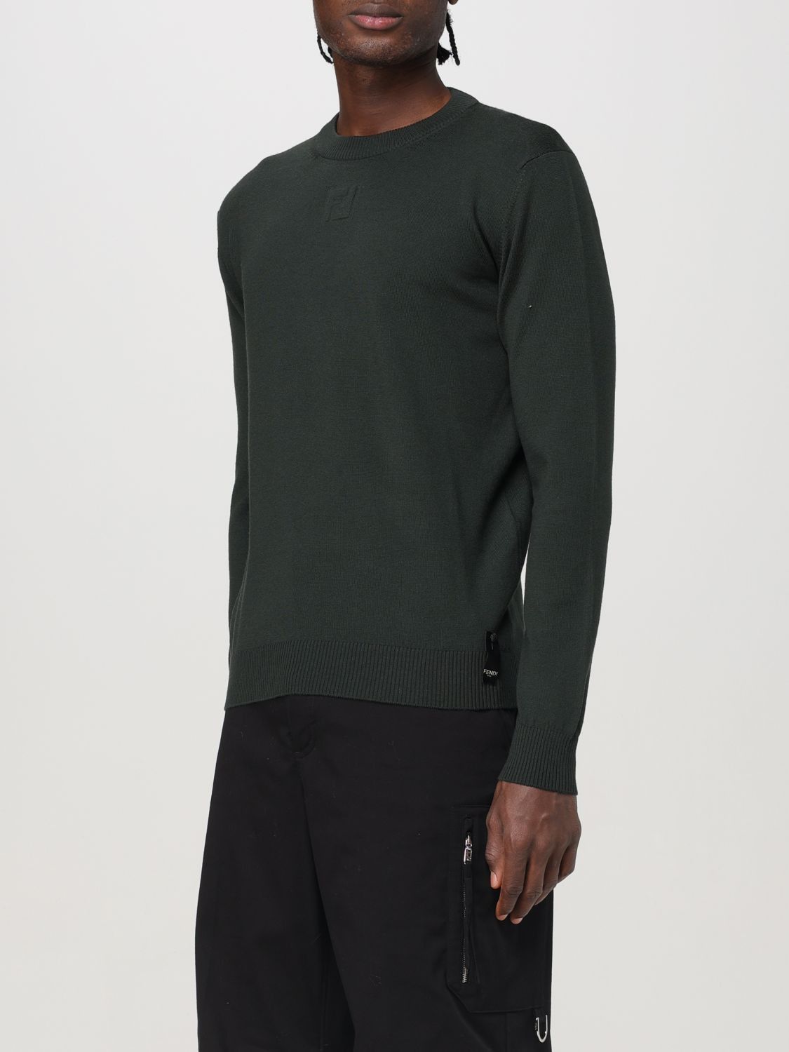 Fendi green shops sweater