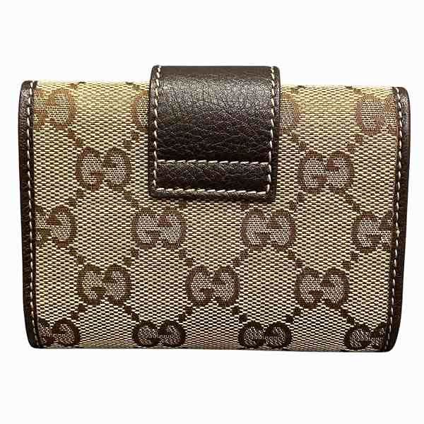 Gucci Gucci Gucci Canvas Leather Card Case 212097 Canvas Business card case 212097 in Great Condition Size ONE SIZE - 9 Thumbnail