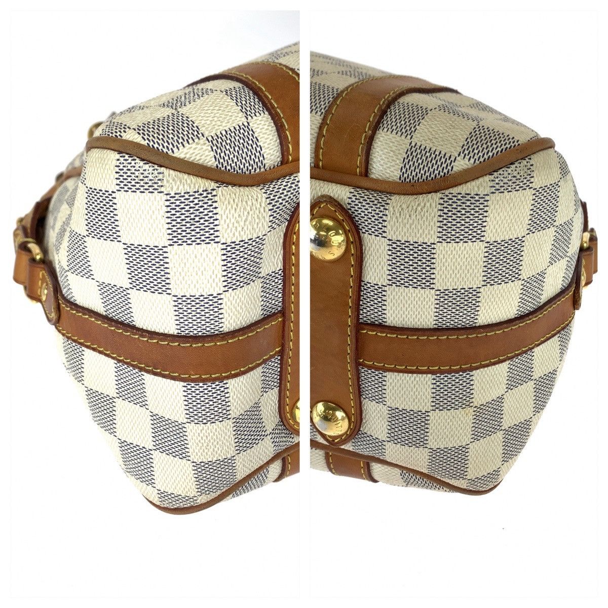 Louis Vuitton Louis Vuitton Louis Vuitton Damier Azur Stresa PM Tote Bag Canvas Tote Bag N42220 in Very Good Condition Size ONE SIZE - 4 Thumbnail