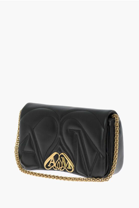 Alexander McQueen Quilted SEAL Bag with Removable Shoulder Strap Size ONE SIZE - 3 Thumbnail