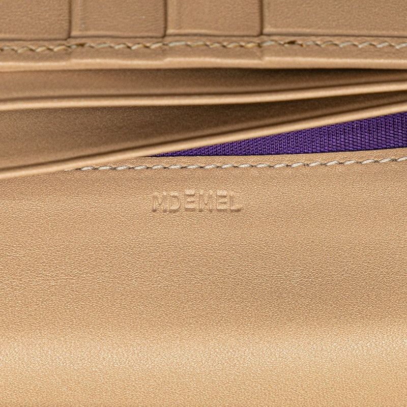 Bvlgari Bvlgari Bvlgari Beige Leather Long Wallet Leather Long Wallet in Very Good Condition Size ONE SIZE - 11 Thumbnail