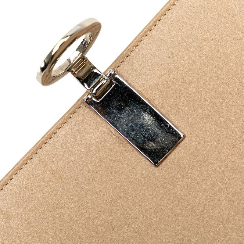 Bvlgari Bvlgari Bvlgari Beige Leather Long Wallet Leather Long Wallet in Very Good Condition Size ONE SIZE - 5 Thumbnail