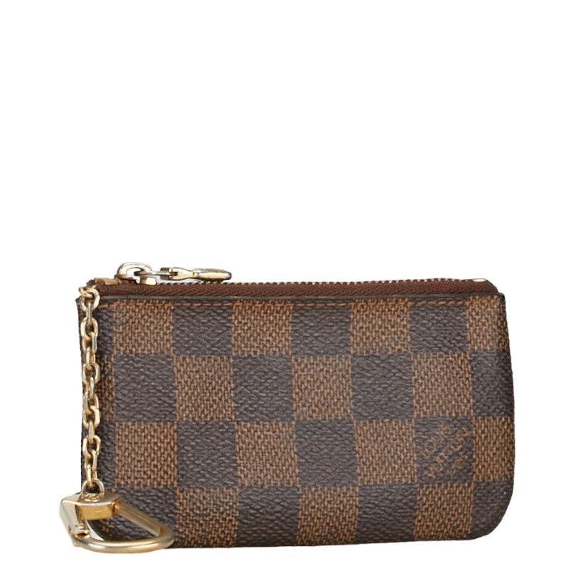 Louis Vuitton Louis Vuitton Louis Vuitton Damier Pochette Cles Coin Case Key Holder N62658 Canvas Key Holder N62658 in Very Good Condition Size ONE SIZE - 2 Thumbnail