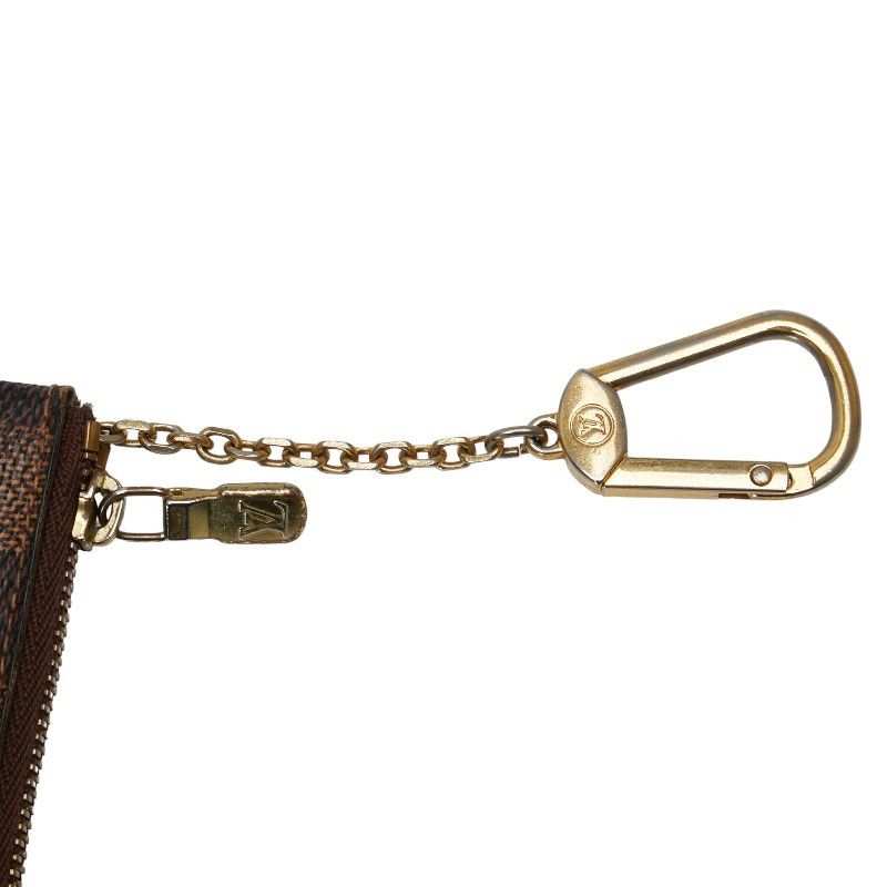 Louis Vuitton Louis Vuitton Louis Vuitton Damier Pochette Cles Coin Case Key Holder N62658 Canvas Key Holder N62658 in Very Good Condition Size ONE SIZE - 5 Thumbnail