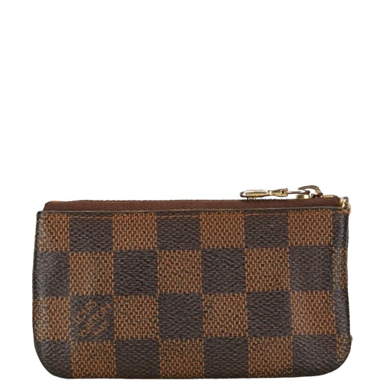 Louis Vuitton Louis Vuitton Louis Vuitton Damier Pochette Cles Coin Case Key Holder N62658 Canvas Key Holder N62658 in Very Good Condition Size ONE SIZE - 3 Thumbnail
