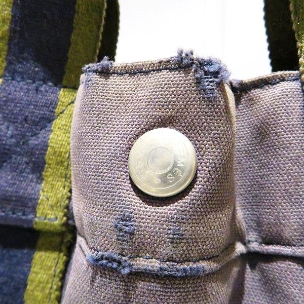 Hermes Hermes Hermes Herline MM Handbag Unisex Canvas Handbag in Fair Condition Size ONE SIZE - 9 Thumbnail