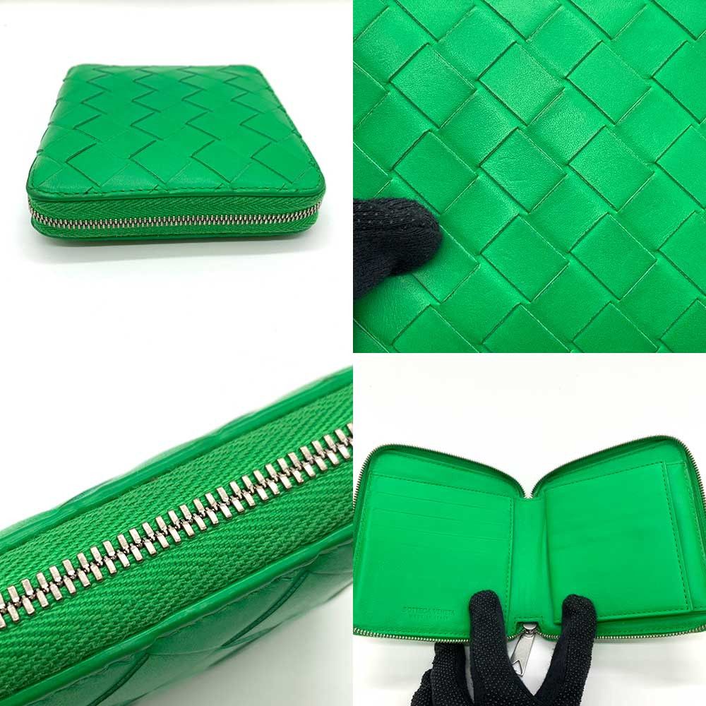 Bottega Veneta Bottega Veneta Bottega Veneta Intrecciato Leather Mini Wallet Leather Short Wallet 690572 in Very Good Condition Size ONE SIZE - 4 Thumbnail