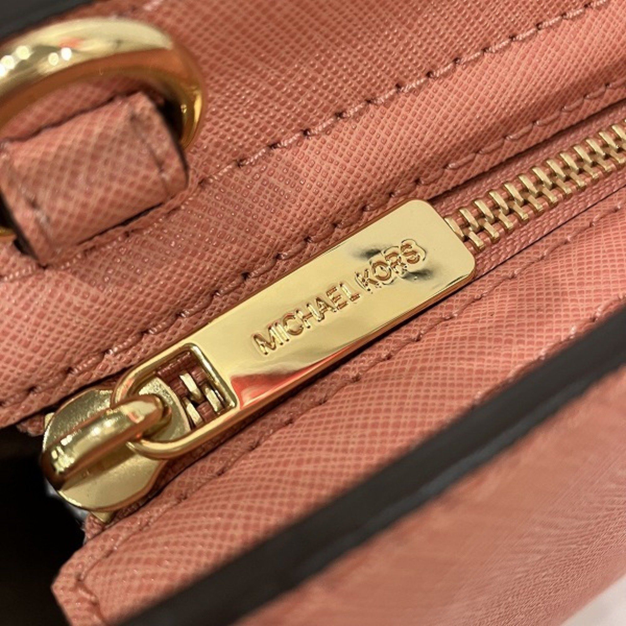 Michael Kors Michael Kors Leather Pink Bag Shoulder Women's Size ONE SIZE - 9 Thumbnail