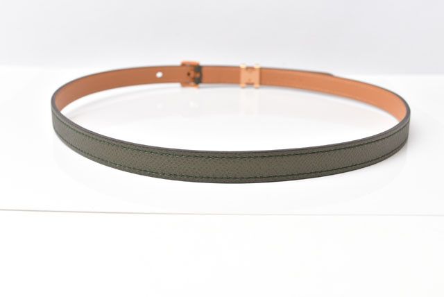 Hermes Hermes Hermes Belt Vaux Epson 70 Gold Hardware Leather Belt 24060401-h in Pristine Condition Size ONE SIZE - 7 Thumbnail