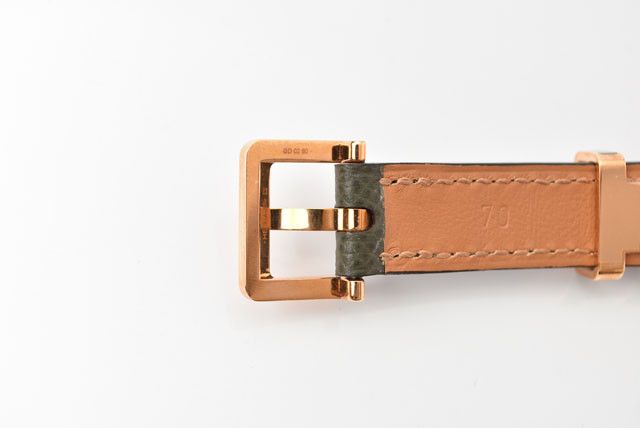Hermes Hermes Hermes Belt Vaux Epson 70 Gold Hardware Leather Belt 24060401-h in Pristine Condition Size ONE SIZE - 4 Thumbnail