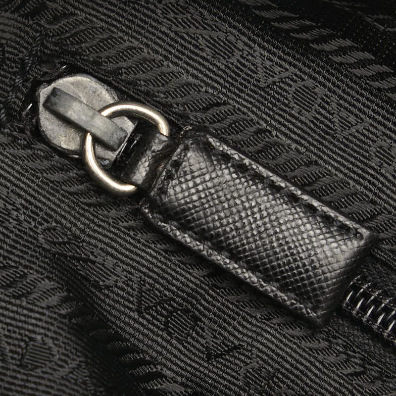 Prada Prada Prada Nylon Leather Triangle Logo Plate Shoulder Bag Canvas Crossbody Bag in Very Good Condition Size ONE SIZE - 6 Thumbnail