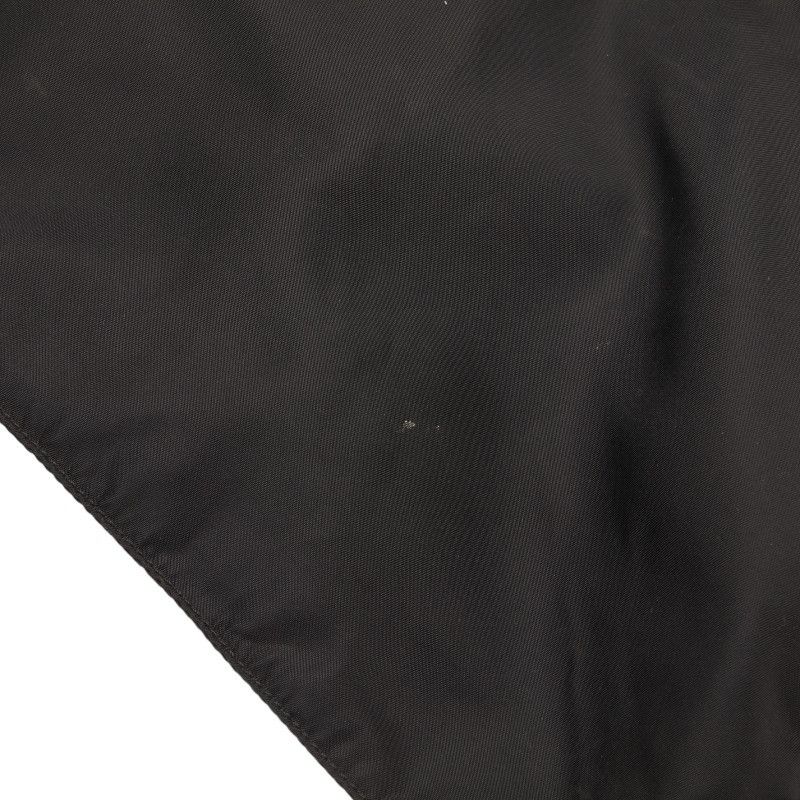 Prada Prada Prada Nylon Triangle Logo Plate Shoulder Bag Black Canvas Crossbody Bag in Very Good Condition Size ONE SIZE - 5 Thumbnail