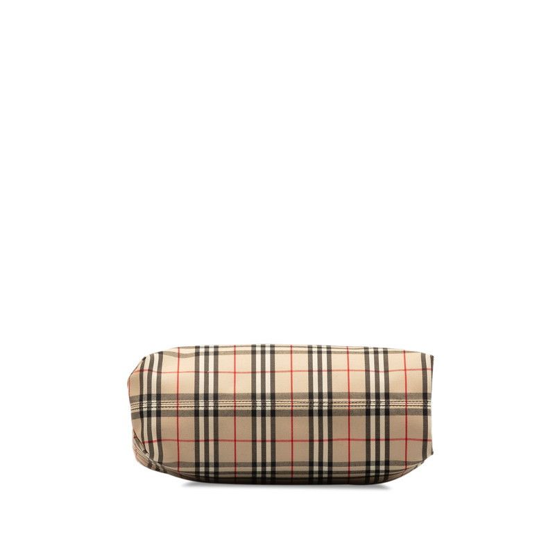 Burberry Burberry Burberry Nova Check Canvas Leather Tote Bag Canvas Tote Bag in Very Good Condition Size ONE SIZE - 4 Thumbnail