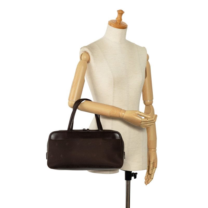 Burberry Burberry Burberry Nylon Leather Shadow Horse Handbag Canvas Handbag in Very Good Condition Size ONE SIZE - 13 Thumbnail