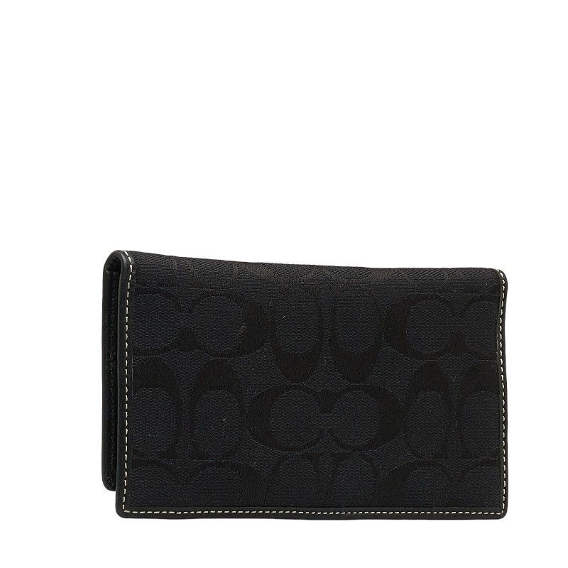 Coach Coach Coach Signature Canvas Leather Notebook Cover Canvas Notebook Cover in Very Good Condition Size ONE SIZE - 2 Thumbnail