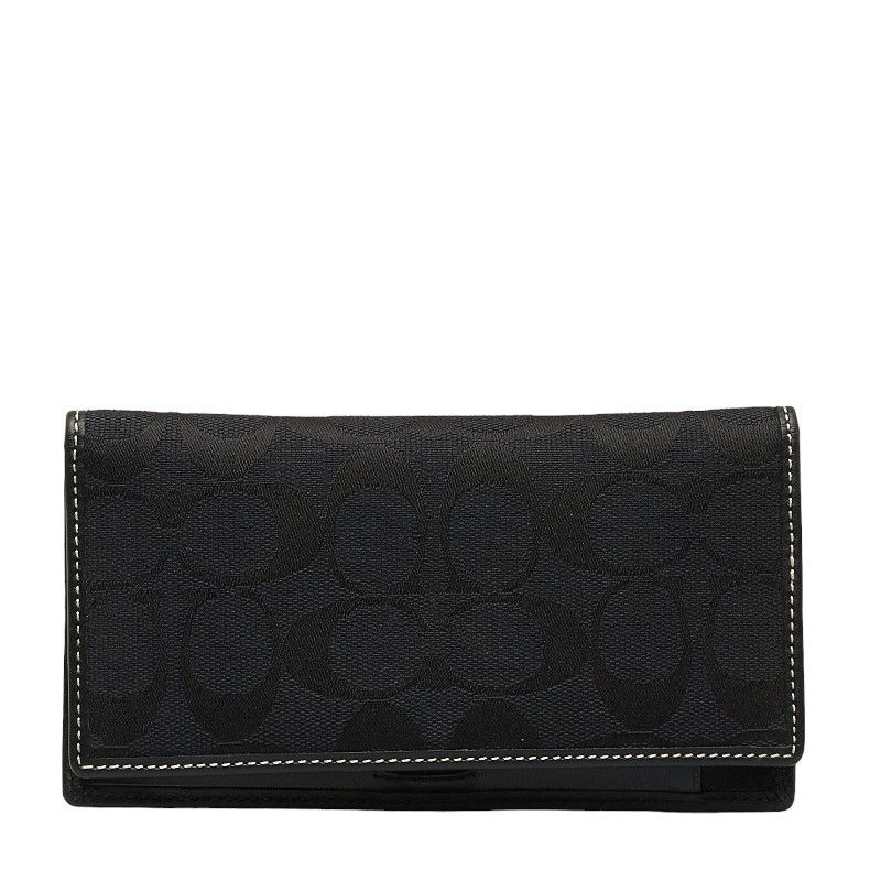 Coach Coach Coach Signature Canvas Leather Notebook Cover Canvas Notebook Cover in Very Good Condition Size ONE SIZE - 3 Thumbnail