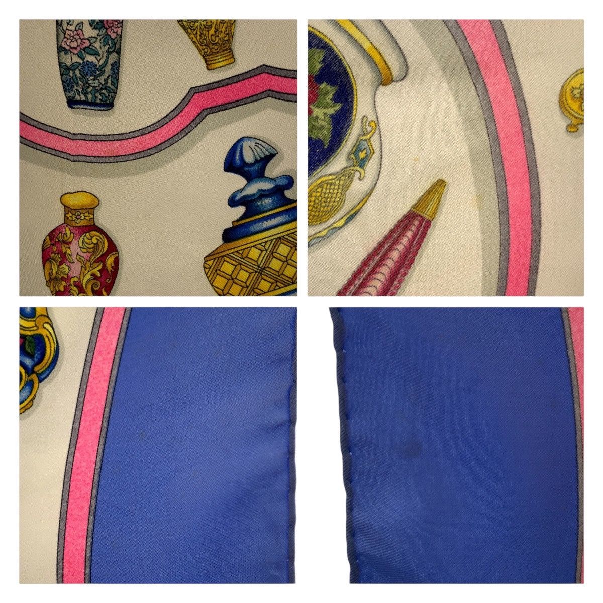 Hermes Hermes Hermes Silk Scarf Multicolor Canvas Scarf in Very Good Condition Size ONE SIZE - 4 Thumbnail