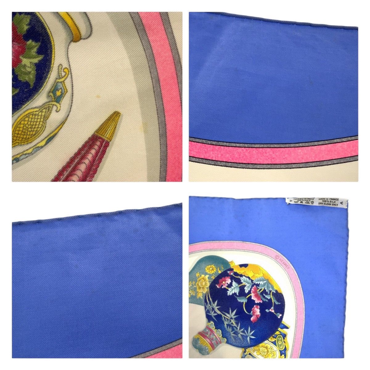 Hermes Hermes Hermes Silk Scarf Multicolor Canvas Scarf in Very Good Condition Size ONE SIZE - 5 Thumbnail