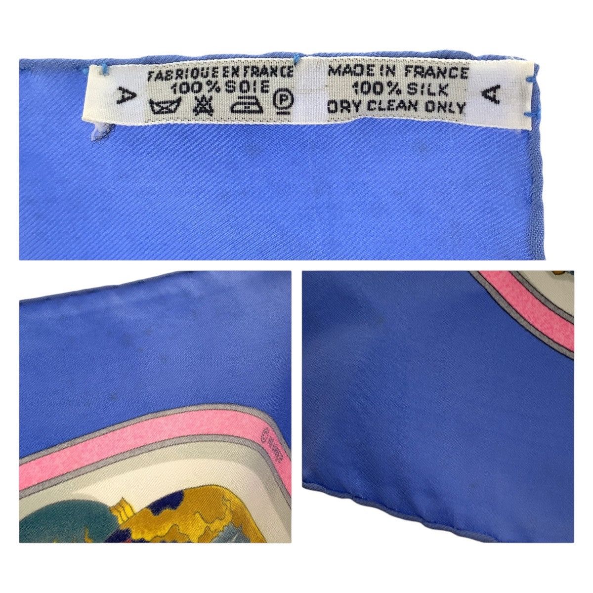 Hermes Hermes Hermes Silk Scarf Multicolor Canvas Scarf in Very Good Condition Size ONE SIZE - 6 Thumbnail