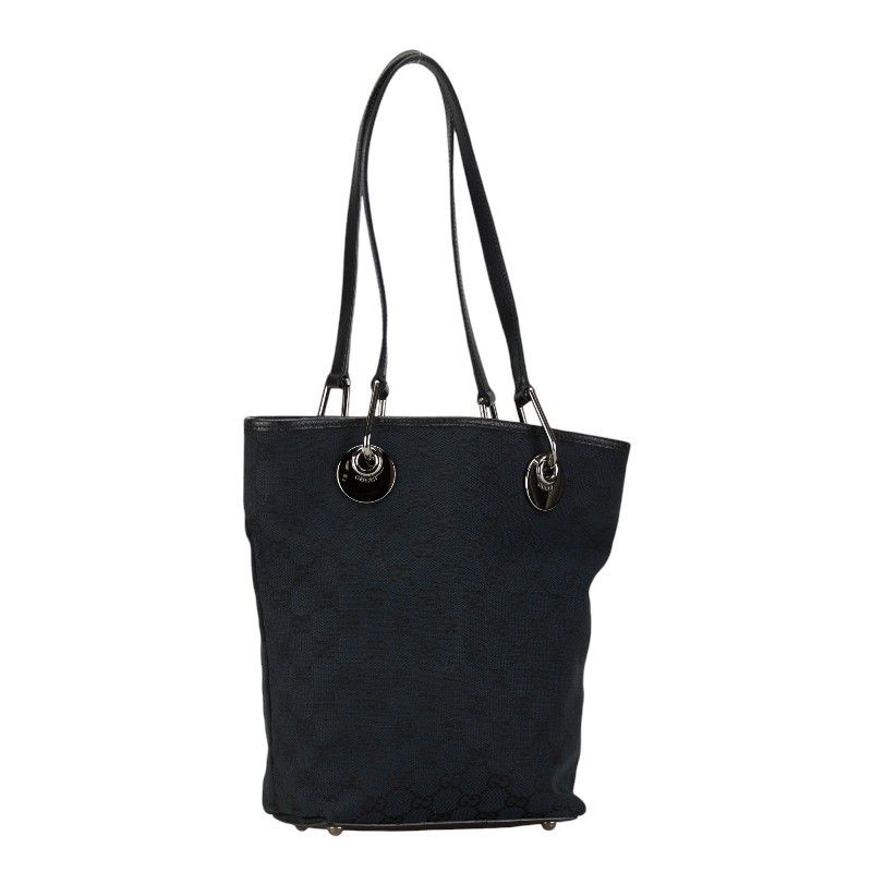 Gucci Gucci Gucci GG Canvas Leather Tote Bag 120840 Canvas Tote Bag 120840 in Very Good Condition Size ONE SIZE - 2 Thumbnail