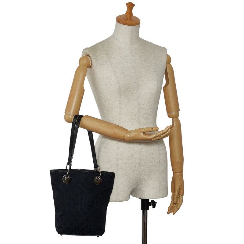 Gucci Gucci Gucci GG Canvas Leather Tote Bag 120840 Canvas Tote Bag 120840 in Very Good Condition Size ONE SIZE - 9 Thumbnail