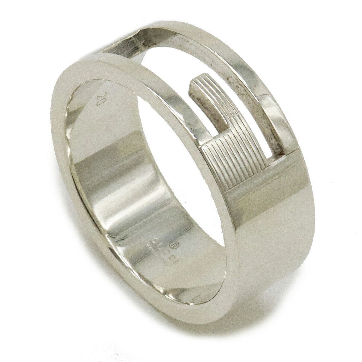 Gucci Gucci Gucci Branded G Open Ring Silver Ag925 Metal Ring 03266109840 in Pristine Condition Size ONE SIZE - 2 Thumbnail