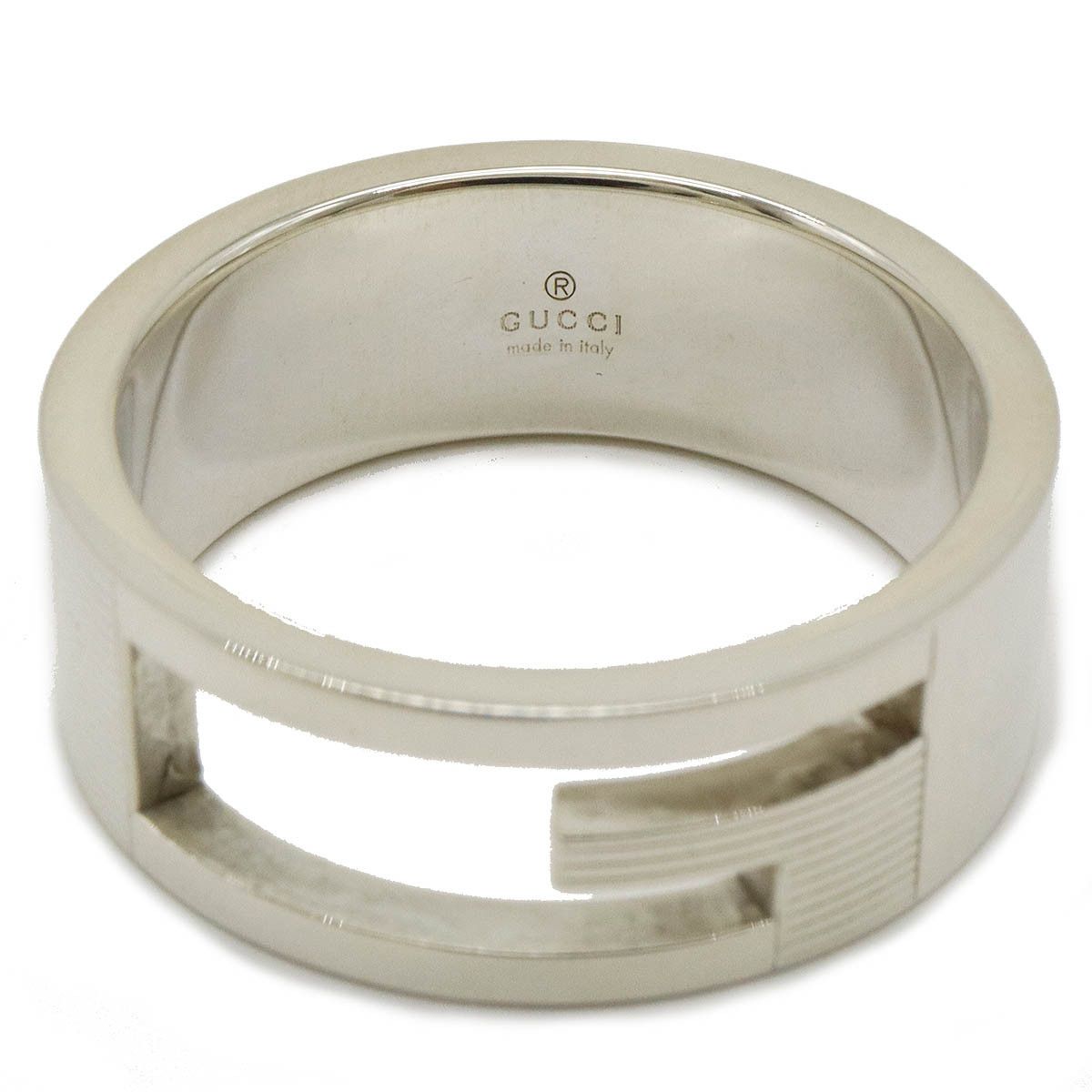 Gucci Gucci Gucci Branded G Open Ring Silver Ag925 Metal Ring 03266109840 in Pristine Condition Size ONE SIZE - 5 Thumbnail