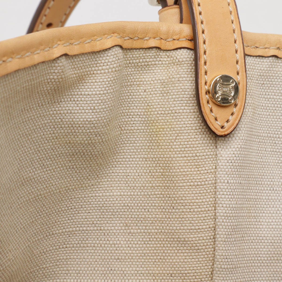 Celine Celine Celine Salky 2WAY Tote Bag PVC Leather Canvas Tote Bag in Great Condition Size ONE SIZE - 8 Thumbnail