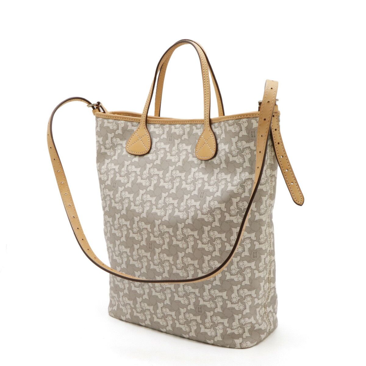 Celine Celine Celine Salky 2WAY Tote Bag PVC Leather Canvas Tote Bag in Great Condition Size ONE SIZE - 2 Thumbnail