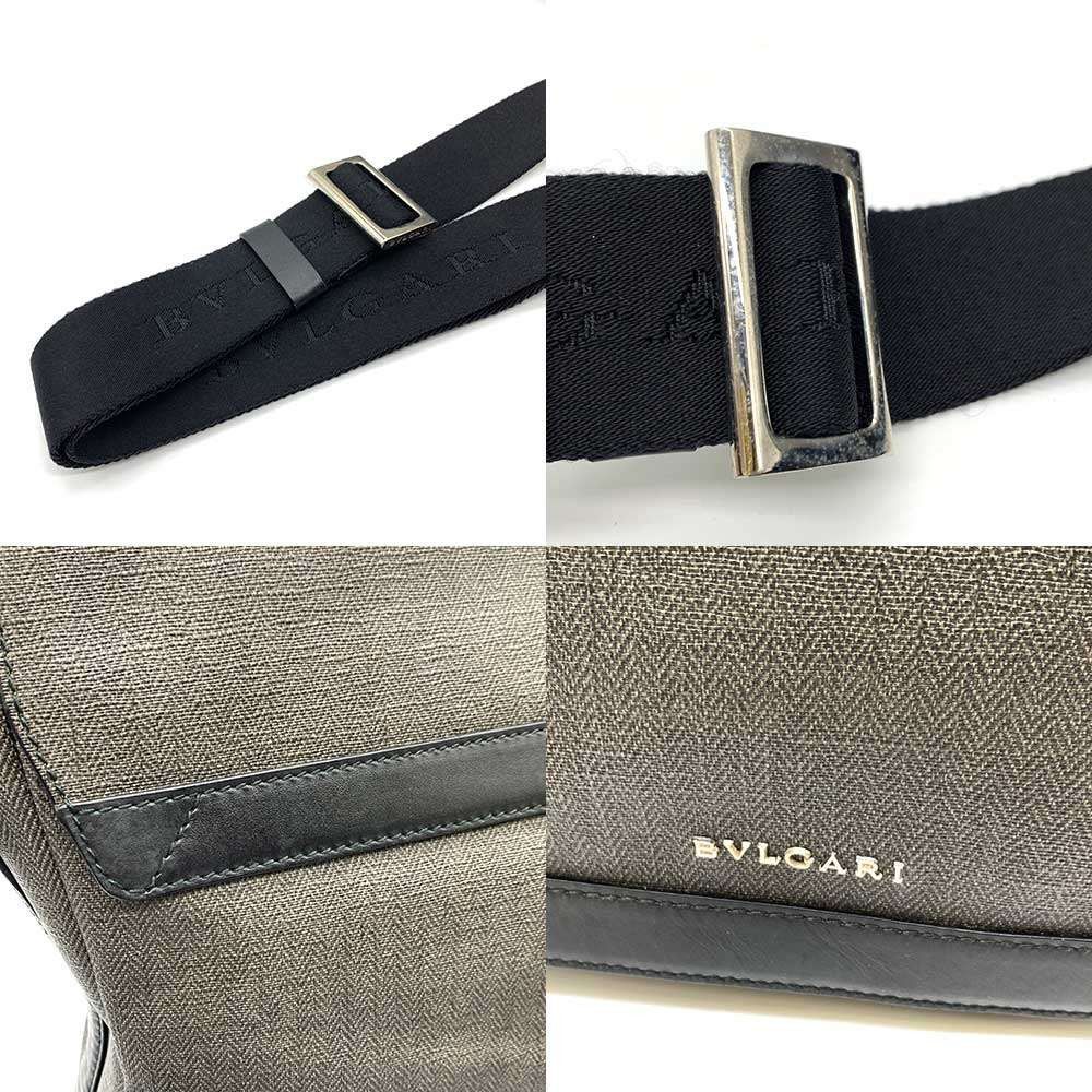 Bvlgari Bvlgari Bvlgari Weekend PVC Leather Shoulder Bag Canvas Crossbody Bag 32455 Size ONE SIZE - 5 Thumbnail