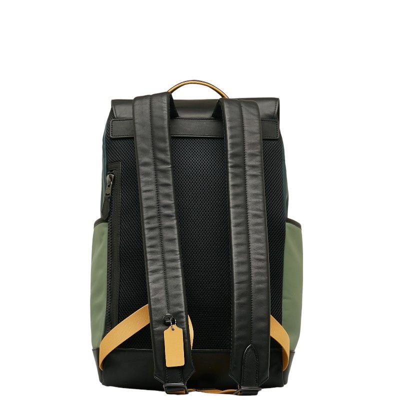 Coach Coach Coach Nylon Leather Backpack C6656 Canvas Backpack C6656 Size ONE SIZE - 3 Thumbnail