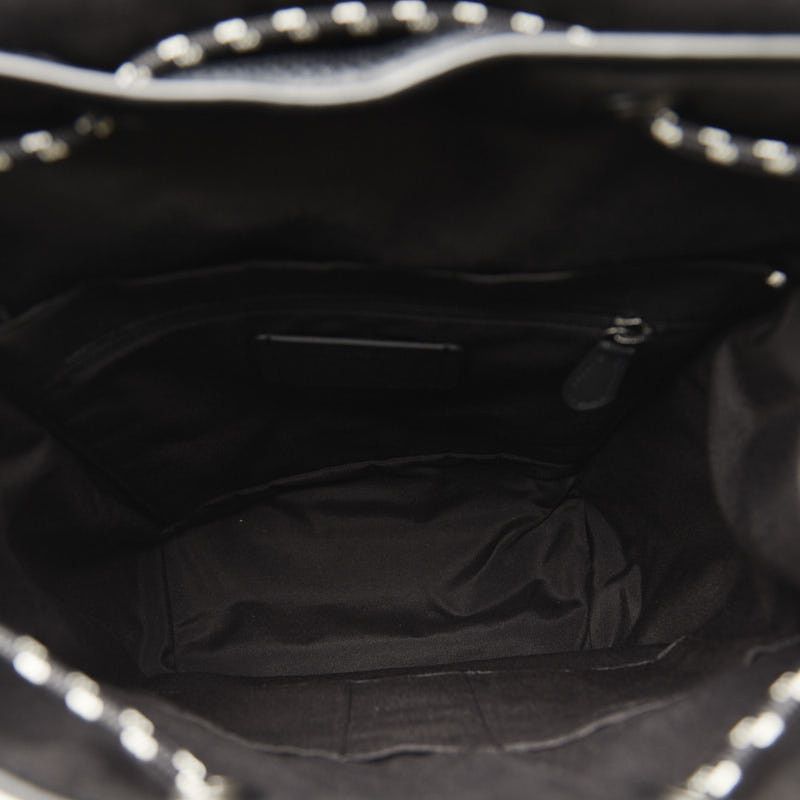 Coach Coach Coach Nylon Leather Backpack C6656 Canvas Backpack C6656 Size ONE SIZE - 6 Thumbnail