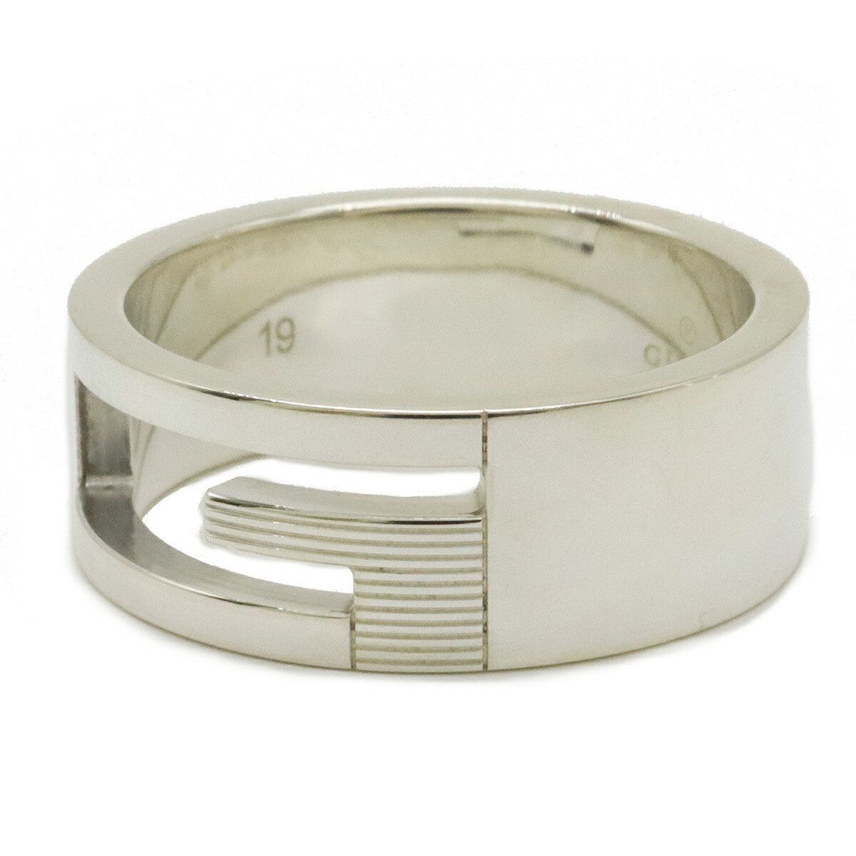 Gucci Gucci Gucci Branded G Open Ring Ag925 Silver Metal Ring 03266109840 in Pristine Condition Size ONE SIZE - 3 Thumbnail