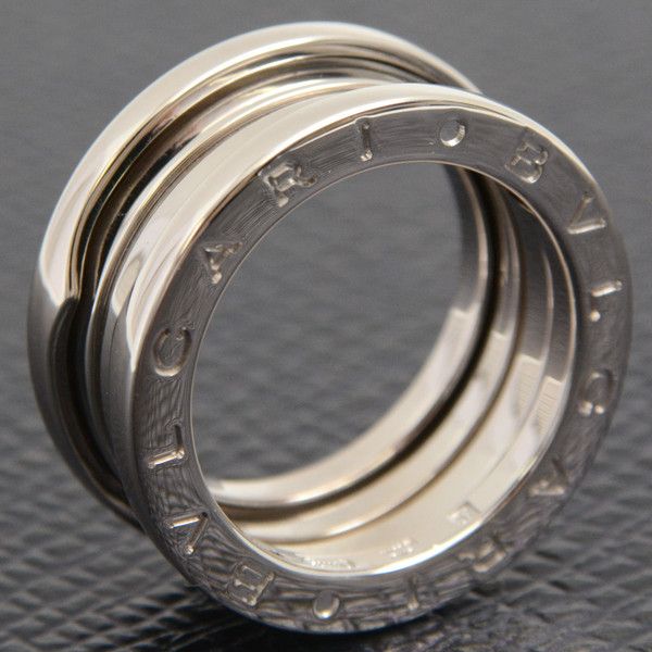 Bvlgari Bvlgari Bvlgari B-ZERO1 Ring 750WG White Gold Metal Ring 76009 in Great Condition Size ONE SIZE - 9 Thumbnail