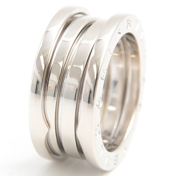 Bvlgari Bvlgari Bvlgari B-ZERO1 Ring 750WG White Gold Metal Ring 76009 in Great Condition Size ONE SIZE - 4 Thumbnail